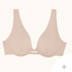 Thirdlove Nude Classic Unlined Plunge Bra